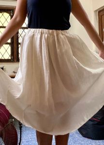 Solid White Skirt