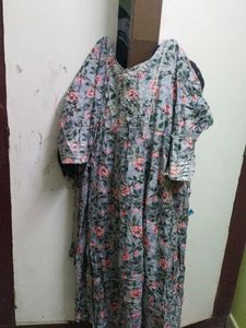 Floral Print Kurta