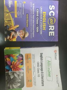 CLASS 10 ARIHANT ENGLISH ALL IN ONE, SCORE 100