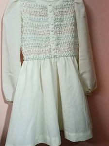 Vintage-Style Smocked Dress