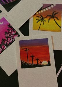 Polaroid Arcylic Paintings