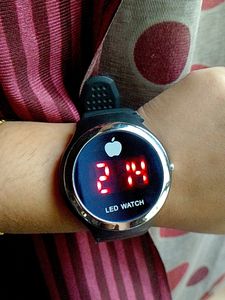 Apple Labeled LED Watch