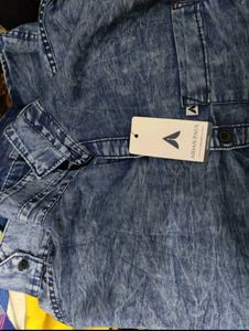 Denim Shirt - Casual Style Only M size 1 Pc availa
