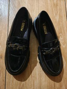 Black Chunky Loafers