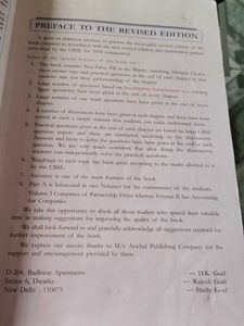 Accountancy Class XII Part A - Volume 1