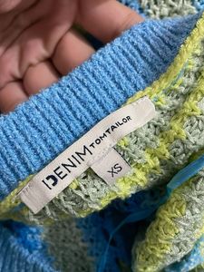 TOM TAILOR DENIM Knit Cardigan in Mixed Colors