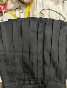 Black Pleated Mini Skirt