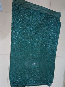 Emerald Green Sequin Fabric