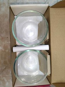 SET OF 2 GLASS BOWL 🥣