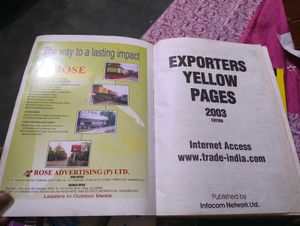 Exporters Yellow Pages India 2003