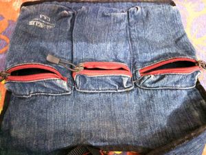 Cross Body Bag In Denim
