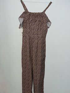 Floral Print sleeveless jumpsuit