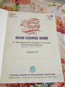 Class X Main Course Book (English)