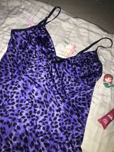 Purple Leopard Cami top