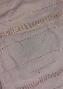 Amboidary Peach Kurta N Pyjama off White Duppata