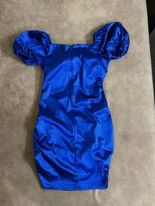 Blue Bodycon Mini Dress