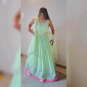 Mint Green Lehenga Choli 😻