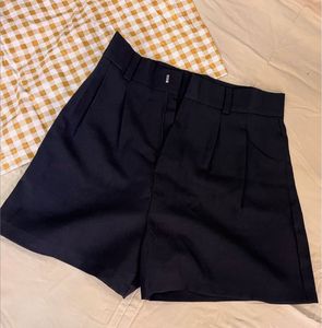 Navy Blue Casual Shorts