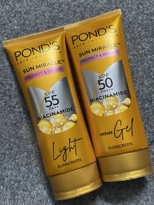 Ponds SPF 50 PA+++ Niacinamide Gel Pack 2