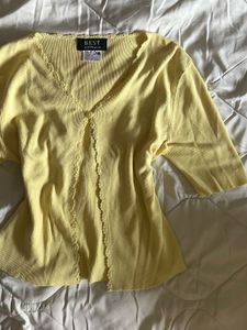Butter Yellow Cardigan