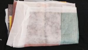 Pure morden organza material use for dress desiner