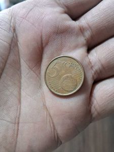 Vintage 5 Cent Euro