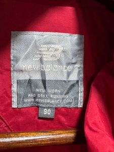 New Balance Red Zipup Hooded Jacket