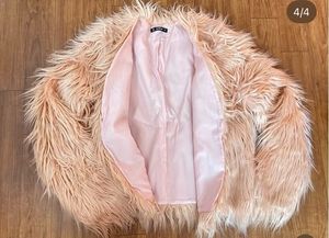 Fluffy Faux Fur Coat - Trendy!