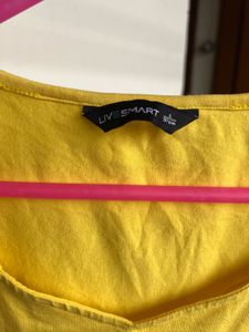 Yellow Casual T-Shirt