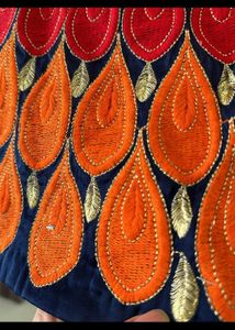 Royal Blue Blouse