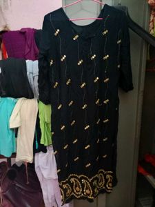 Black Embroidery Kurti