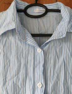 Striped Button-down Shirt Size XL