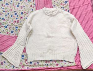 Woollen Bell Sleeve Sweater