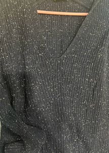 Dark blue Knitted sweater