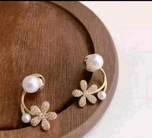 Pearl Flower Earrings