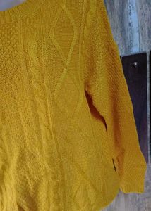 Cozy Mustard Knitted Top