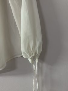 Off White Frill Top