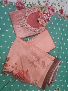 Party Wear Kurta Set With Fabric Chinon