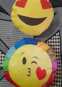 Heart EMOJI PILLOW TEDDY PACK OF 2 combo