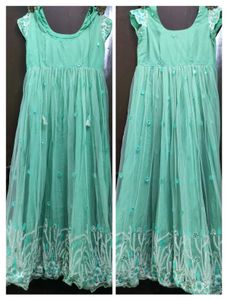 Ethnic Gown With Ponchu