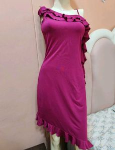 Fuchsia Ruffle Dress