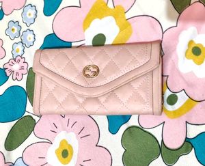 Quilted Pale Pink Wallet