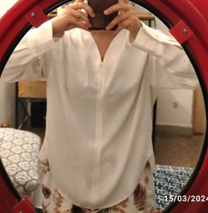 V Neck Korean Tops