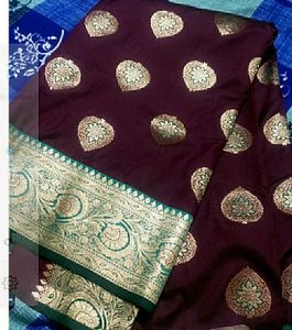 💜💚Diwali/Fetivities  Jamuni and Teal Banarase