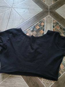Black flared Sleeves Top