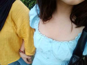 Savana Light Blue Gathering Top