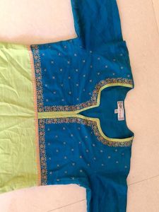 Blue &amp; Green Kurti
