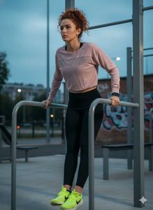 🌸 AMISU "Adobe Rose" Striped Knit Top 🌸