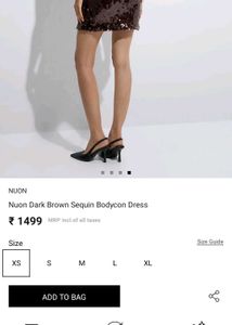 Sequin Strapless Mini Dress