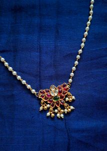 Elegant Pearl &amp; Kundan necklace